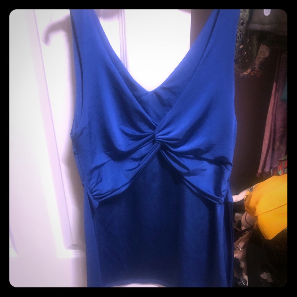 Royal Blue A’GACI dress shirt